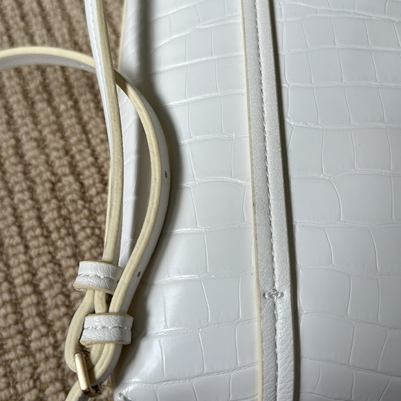 Elizabeth and James White Croc Print Purse - Picture 5 of 5